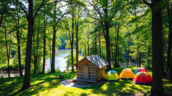 Venez découvrir le camping à Dinan : nature et loisirs au rendez-vous !