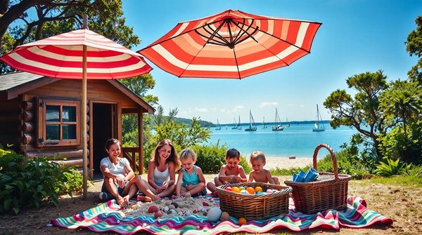 Séjournez en famille au camping la mer blanche à Bénodet !